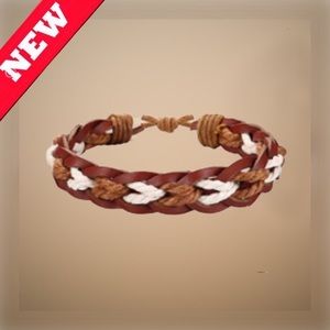 🆕 SALIMUE || Men/Women 8.5” Handmade Adjustable Leather Cuff Bracelet-